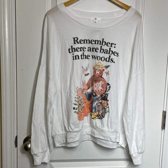 BP. Nordstrom Smokey Bear Graphic Long Sleeve Top - Picture 1 of 6